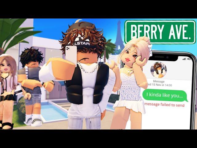 MY CRUSH DOESN'T KNOW I LIKE HIM IN PARIS... *VOICED* (Berry Avenue Roleplay Love Story)