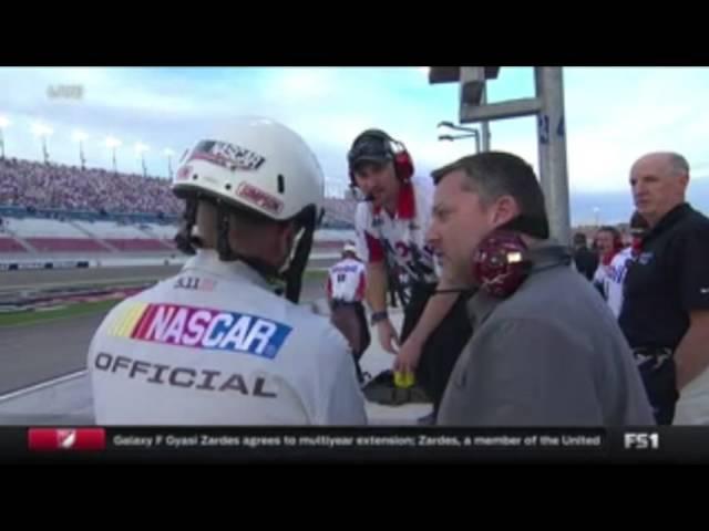 Stewart Drops F bomb to NASCAR Official