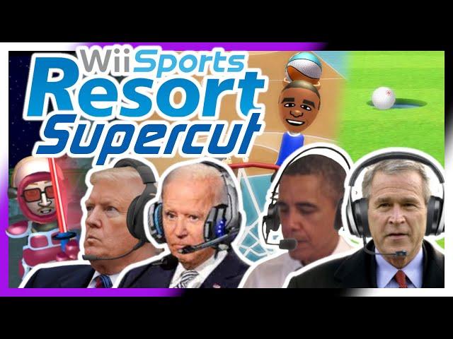 US Presidents Play Wii Sports Resort Supercut (Part 7-10)