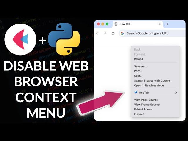 Disable/Enable Browser Context Menu in a Flet Web App | Python