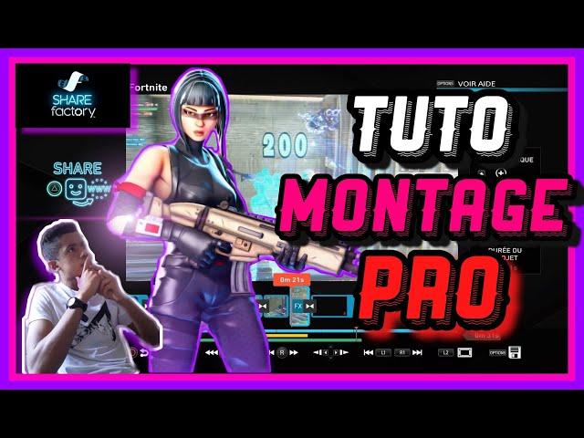 [TUTO] Faire Un Montage INCROYABLE Sur SHAREfactory 2020 | Fortnite PS4