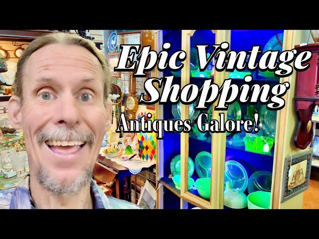 Exploring a Massive Antique Mall! Hidden Treasures & Vintage Finds