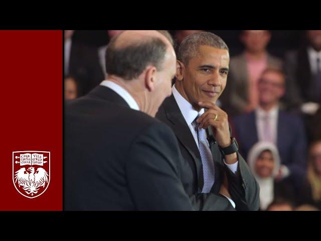 Highlights from President Obama's visit to the University of Chicago Law School