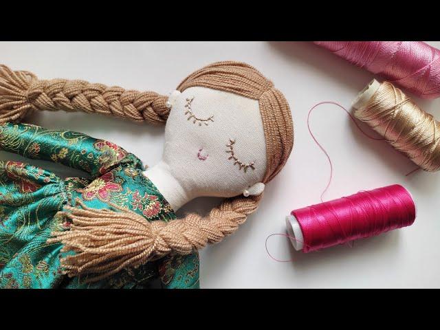 Cute Handmade Rag Doll Tutorial with Free Pattern ( New Version)