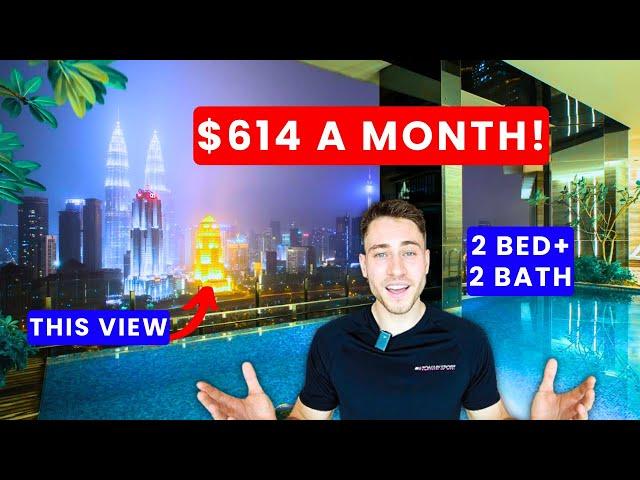 Tour My $614 A Month Condo in Kuala Lumpur MALAYSIA (Pet Friendly!)