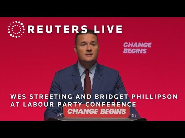 LIVE: Wes Streeting and Bridget Phillipson speak at Labour Party Conference