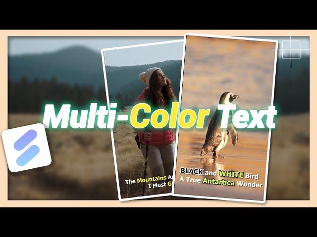 Multi-Color Subtitles, Captions, or Text | Spring Video Editing Tutorial