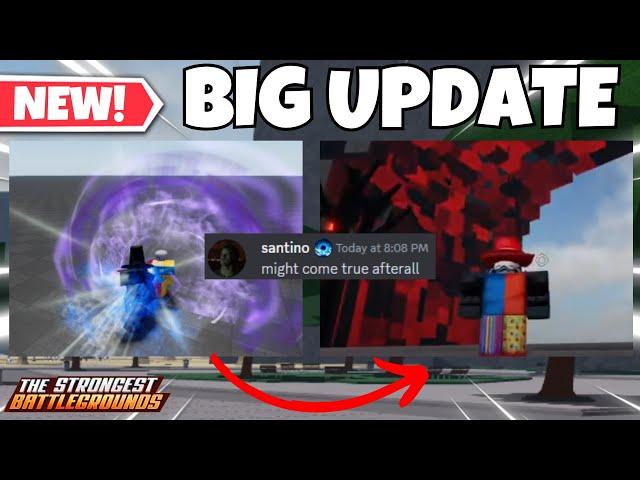 The Strongest Battlegrounds NEW UPCOMING FEATURES + NEW BIG UPDATE FEATURES LEAKS