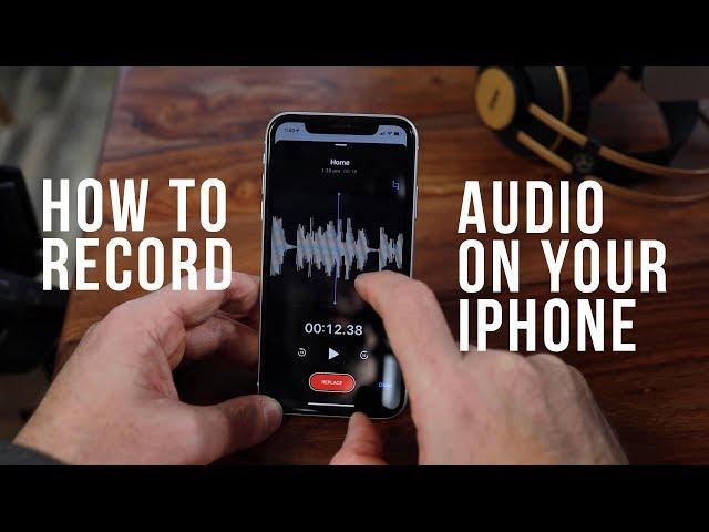 How to Record Audio with your iPhone - Voice overs, Notes and Dictation