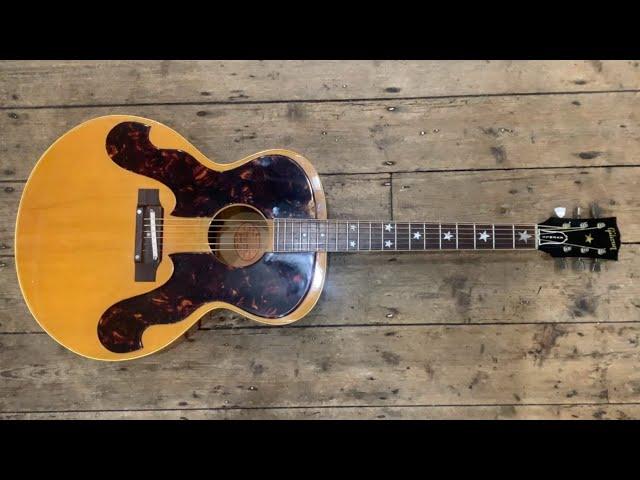 1963 Everly Bros Acoustic Guitar in very rare Natural finish