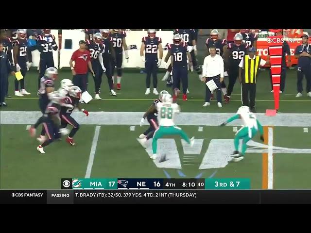 Jonathan Jones Interception | Patriots vs Dolphins