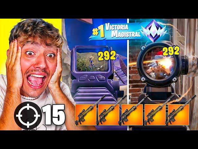 EL JUGADOR QUE GANÓ *SOLO A SNIPER* en UNREAL RANKEDS... (no me lo puedo creer)