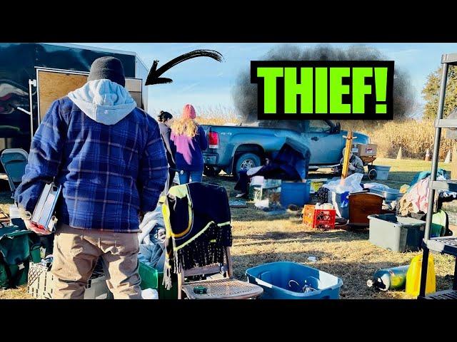 There's A Fight At The Flea Market!