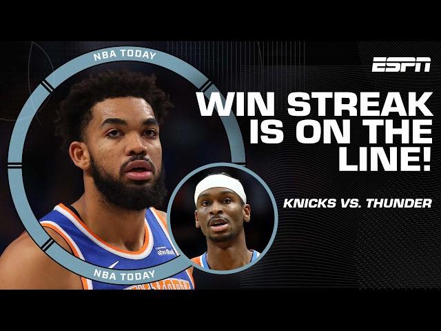 WIN STREAK ON THE LINE  Previewing Knicks vs. Thunder  | NBA Today