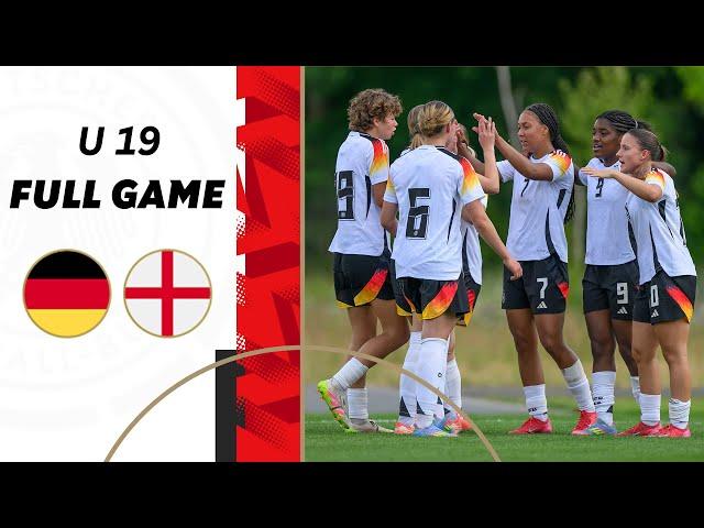 Germany U 19 vs. England U 19 | | Full Game | U 19 Women's National Team