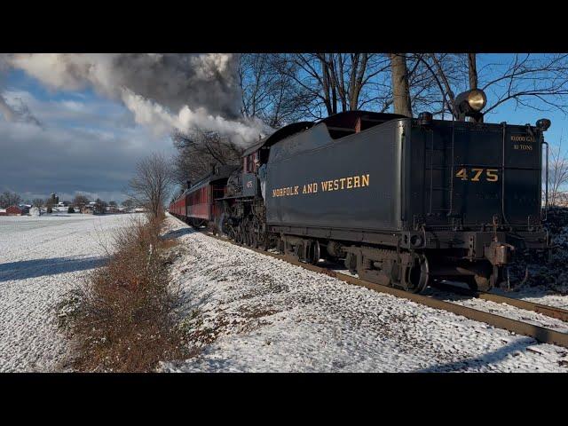 #475 passing Carpenters Strasburg Railroad