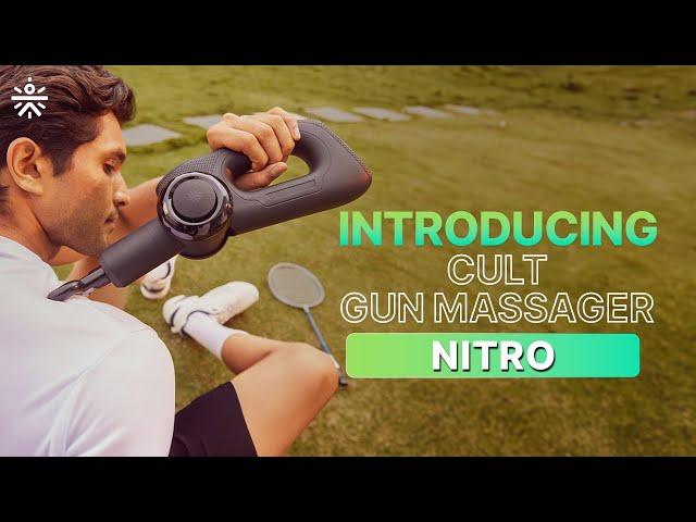 Cult Nitro Gun Massager | Quick Recovery from Your Hardest Workouts | @cult.official