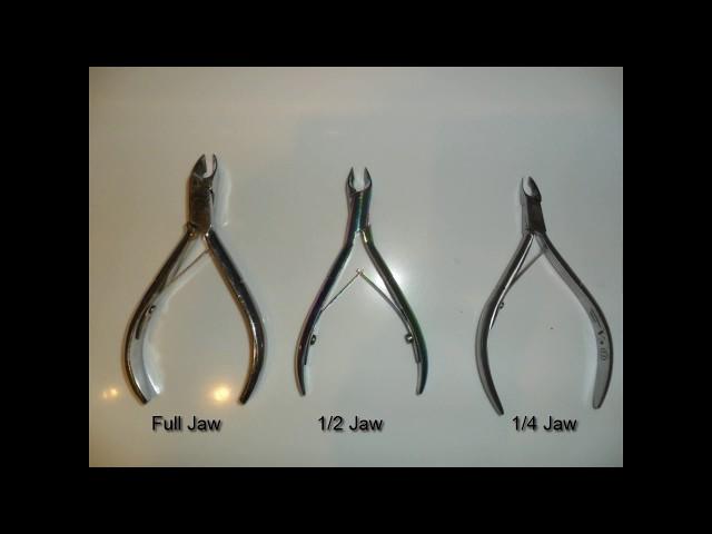 How to choose cuticle nippers by size & what is a jaw?