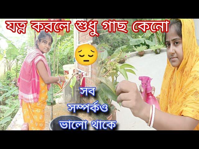 যত্ন করলে শুধু গাছ কেনো সব সম্পর্কও ভালো থাকে।।