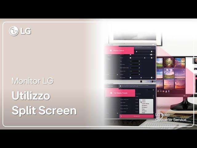 LG Monitor | How to use Split Screen with LG OnScreen Control