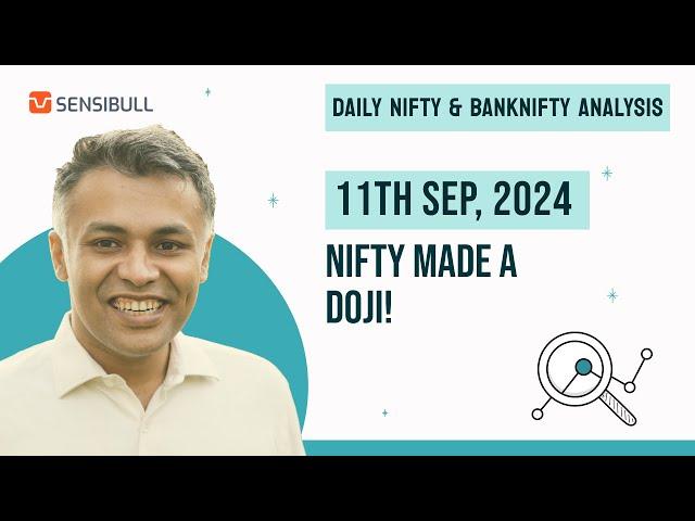 NIFTY and BANKNIFTY Analysis for tomorrow 11 September