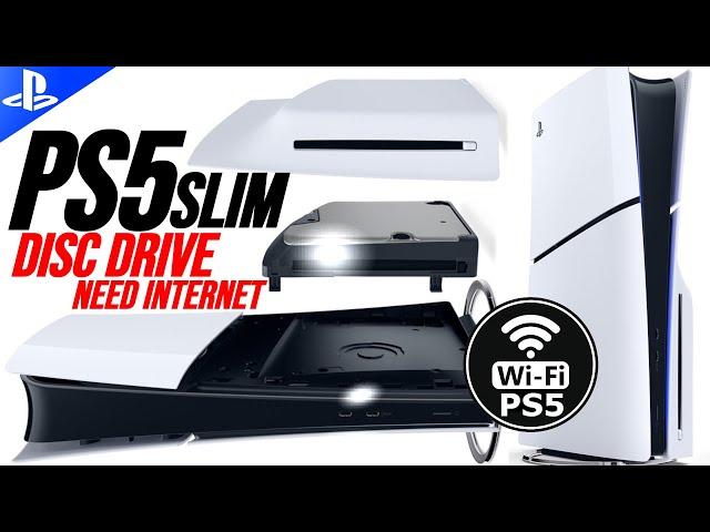 NEW [PS5 SLIM] DISC DRIVE REQUIRES an internet connection to pair it to a console.