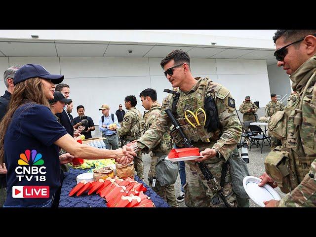 Los Angeles LIVE: Appeals Court Allows Trump To keep National Guard in L.A. with US Marines  | N18G