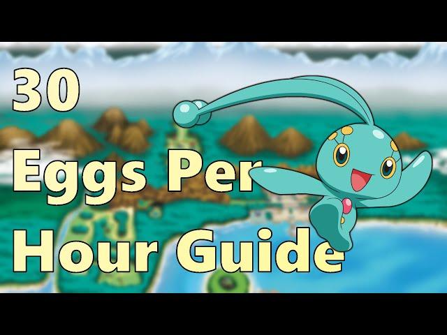 My Optimized Method For Shiny Hunting Manaphy