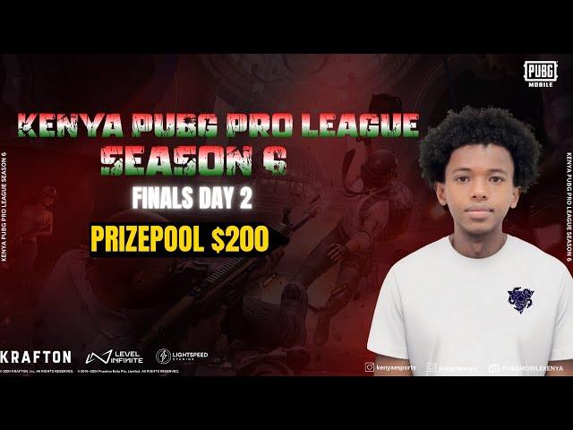 KENYA PUBG MOBILE PRO LEAGUE SEASON 6 LIVESTREAM || FINALS DAY 2 #pubgmobile #pubgm