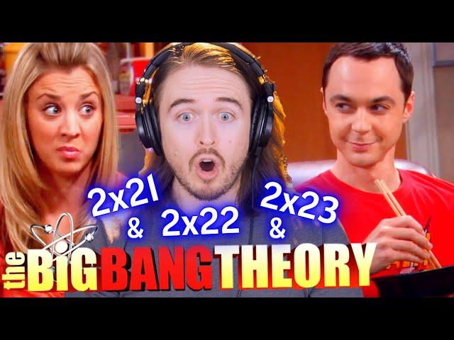 *SAD HUGS & EVIL SMILES* The Big Bang Theory S2 Ep 21, 22 & 23 Reaction: FIRST TIME WATCHING