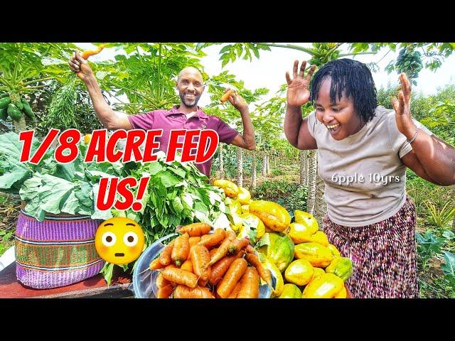 WE FED OUR FAMILY FOR YEARS… USING JUST 1/8 ACRE! 