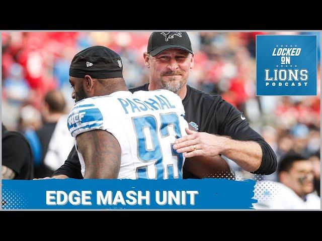 Another edge rusher out for the Detroit Lions