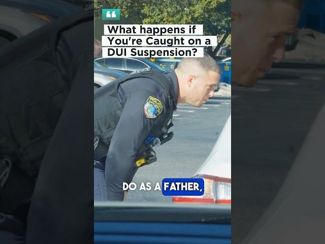What Happens if You're Caught on a DUI Suspension #viralvideo #viralshort #lawyer