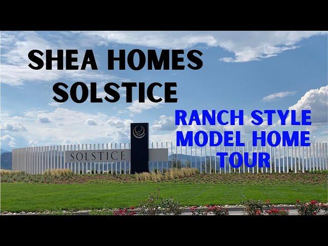 Shea Homes “Solstice” – Rising Moon & Amber Light Model Home Tour