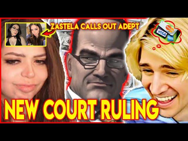 xQc vs Adeptthebest New Court Ruling in Divorce Case  | Zastela Calls Out Adept