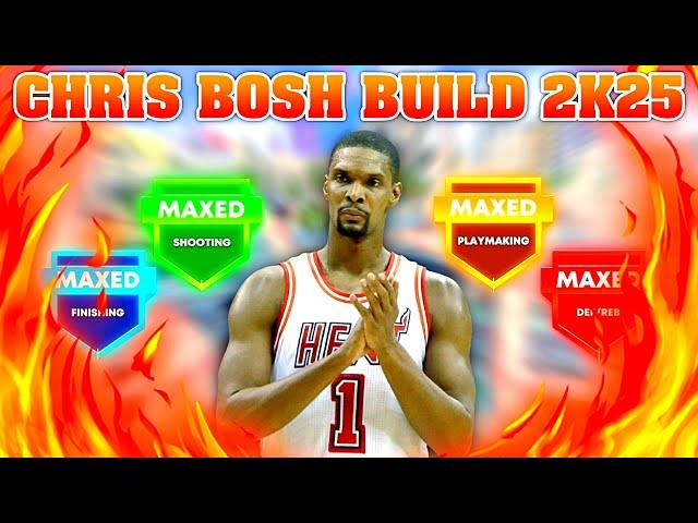 Chris Bosh Build 2k25!!! Best 3 Level Scoring Threat Build for NBA 2k25 Next Gen!!!