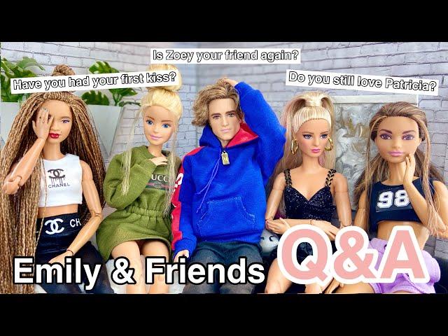 Emily & Friends Q&A! Dolls Answer YOUR Questions - Barbie Doll Videos