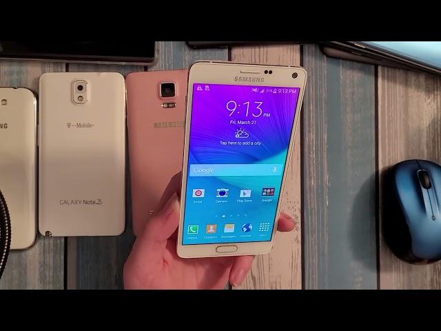 Galaxy Note4 Running Android 4.4.4 KitKat Unboxing & Unupdated Galaxy Phone Collection!