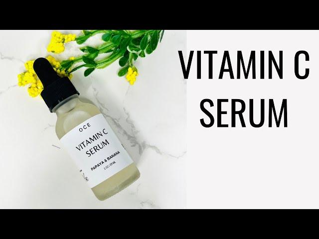 DIY VITAMIN C SERUM FOR HEALTHY GLOWING SKIN