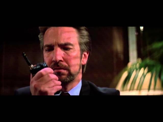 Favorite Scene of Alan Rickman from Die Hard