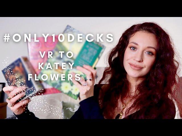 #only10decks VR TO KATEY FLOWERS | MY FAVOURITE TOP 10 TAROT & ORACLE DECKS | EMILY'S TAROT MAGICK