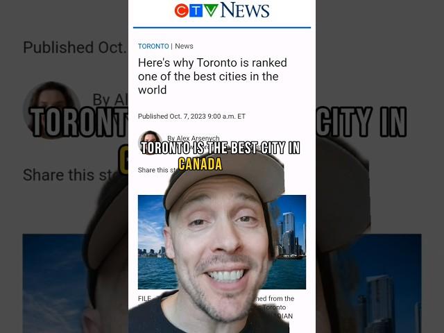 Is Toronto the best city in Canada? #movingtotoronto #livingintoronto #torontolife #bestcitytolive