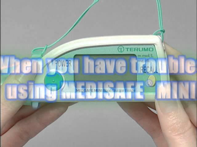 how to use Terumo Medisafe Mini Glucometer