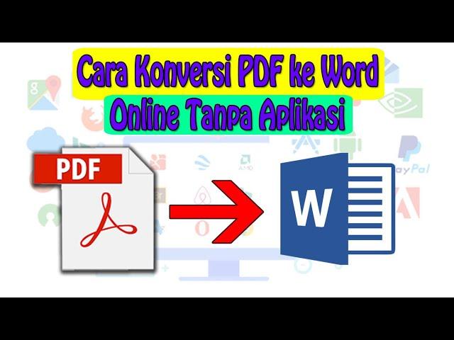 Cara Konversi PDF ke Word Online Tanpa Aplikasi