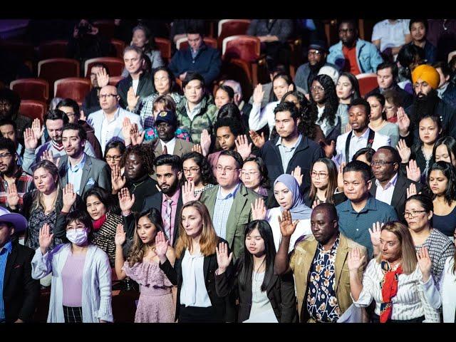 Naturalization Ceremony at the Palladium