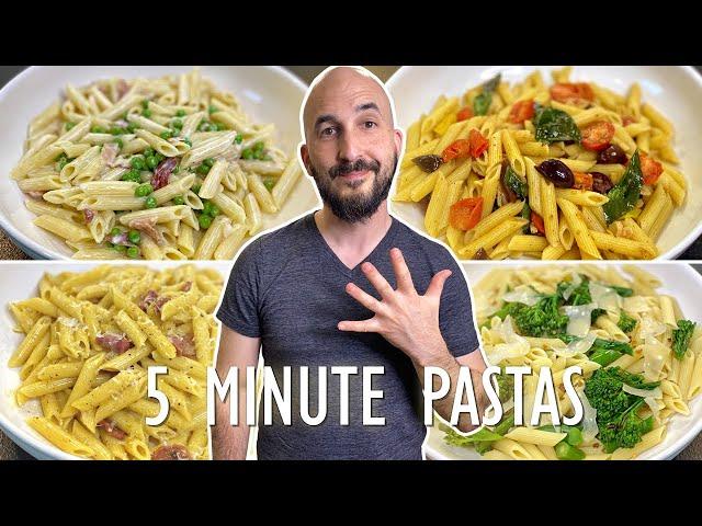 5 Pastas In 5 Minutes or Less | Starts With Kitchen