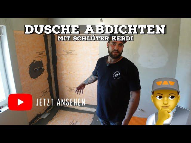 ANLEITUNG DUSCHE ABDICHTEN  -  Mit SCHLÜTER Kerdi