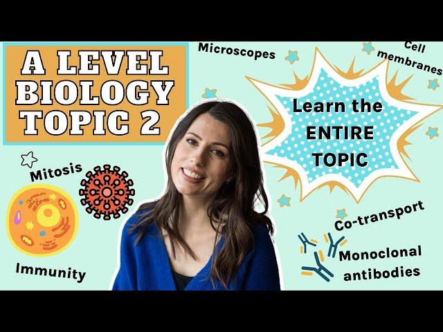 ENTIRE Topic 2 - A level Biology for AQA.  Learn the whole topic in an hour!