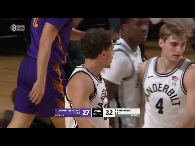 Vanderbilt Men's Basketball vs. Tennessee Tech - Highlights