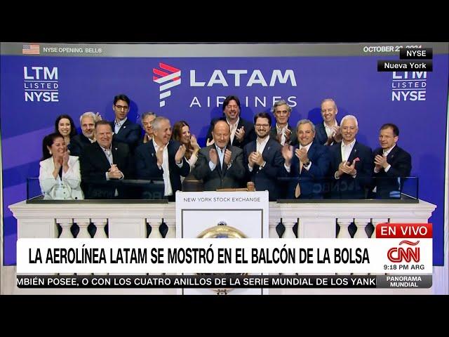 Panorama Mundial Con Gabriela Frías: LATAM Airlines Se Mostró En El Balcón De La Bolsa - 10/22/24